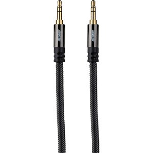 Main product image for Audtek 6 ft. 3.5mm Stereo Male to Male Audio Cable Dual Shielded with Braided Jacket 181-929